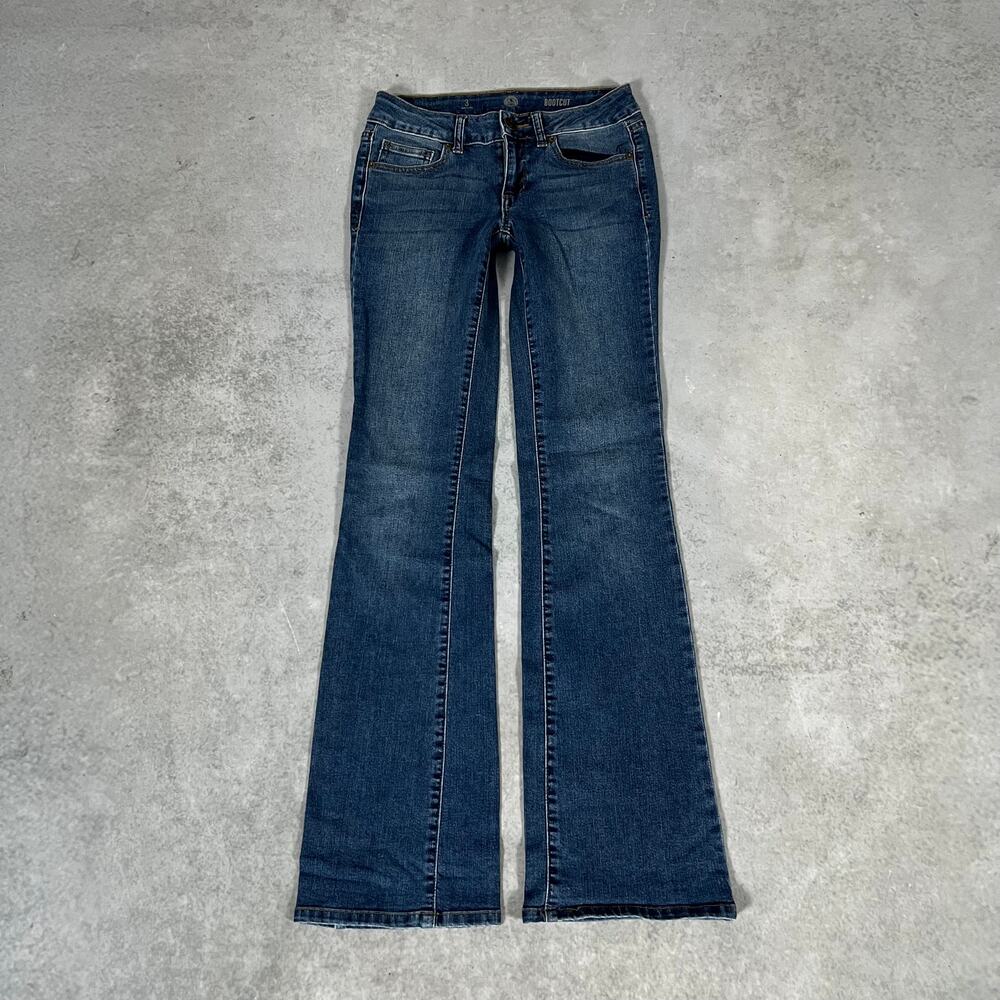 Bootcut Low Rise Authentic American Heritage Denim Jeans Flared Western Size: 3